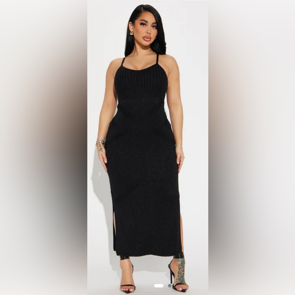 Elegant Black Sleeveless Dress